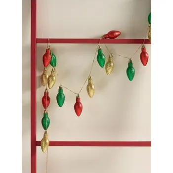 Vánoční dekorace Sinsay - Vánoční girlanda - vícebarevná - 852GF-MLC - 852GF-MLC-ONE