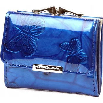 Peněženka Jennifer Jones dámská peněženka z pravé kůže modrá