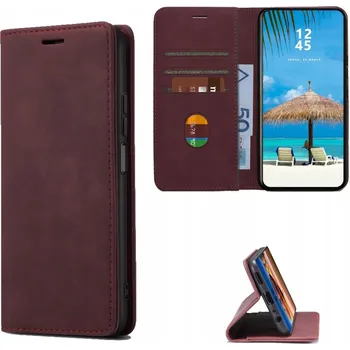 Pouzdro na mobilní telefon POUZDRO PRO SAMSUNG A56 5G KOŽENÉ MAGNETICKÉ SKIN SMART MAGNET