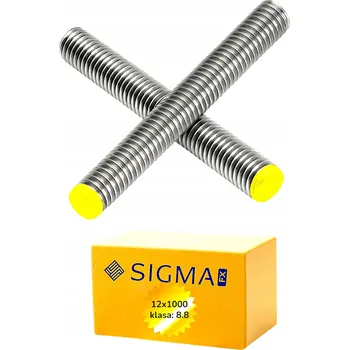 Závitová tyč Závitová tyč DIN 976 - M12x1000 mm, třída 8.8, POZINK, 1 ks