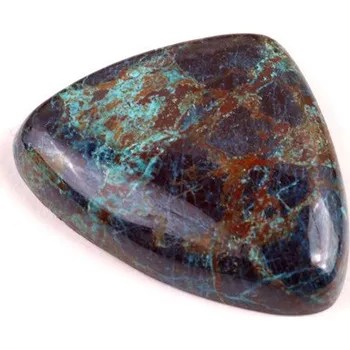 Přírodní kámen Kabošon Shattuckite č.7160 (31x24x6mm)