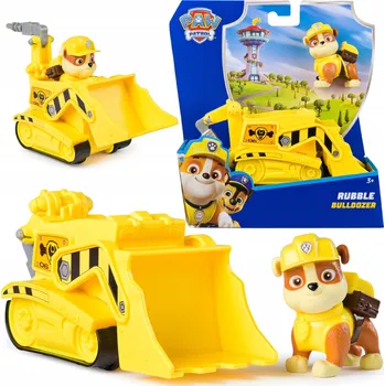 Tlapková patrola RUBBLE VOZIDLO S RADLICÍ BULDOZER + FIGURKA