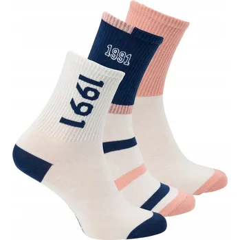 Pánské ponožky Ponožky Iguana Ponožky Iguana Ignini, 3 kusy v bílé barvě, velikost 35-38