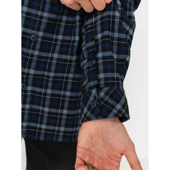 Pánská košile Carhartt WIP Widmark (widmark check/jupiter) XL, námořnická modrá