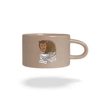 Bastard Hrabiš hrnek makronka Brown Macaron