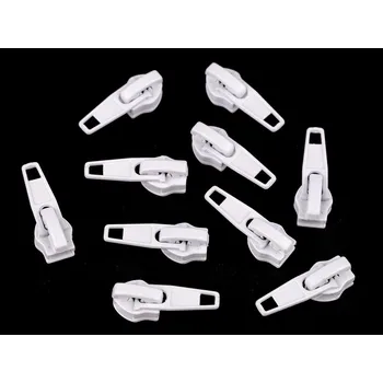 Zip Jezdec ke spirálovým zipům No 5, barva 1 bílá