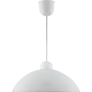 Moderní závěsný lustr na lanku LUKRECJA - 1xE27, 60W, bílý