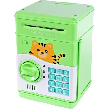 Pokladnička Pokladnička sejf kočička zelená