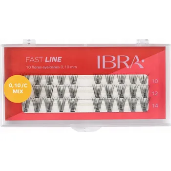 Péče o řasy a obočí Ibra Makeup Trsy Řas Fast Line MIX