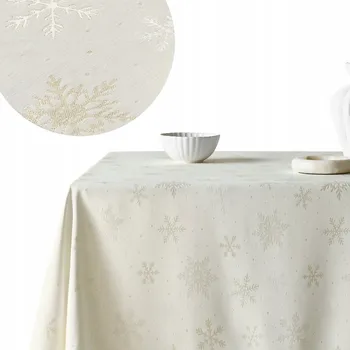 ubrus ROOM99 Vánoční ubrus na jídelní stůl 140x200 Glowee - SVÁTEČNÍ