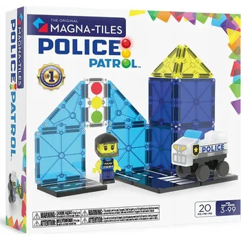 ostatní stavebnice Magna-Tiles Policejní hlídka 20 dílků
