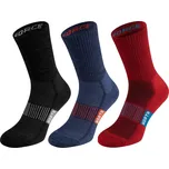 FORCE Merino ponožky Force North velikost S - M barva černá/šedá