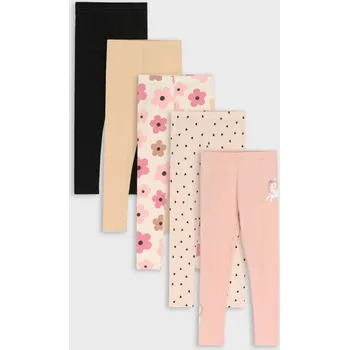 Sinsay - Sada 5 legín - vícebarevná - 747GS-MLC - 747GS-MLC-140