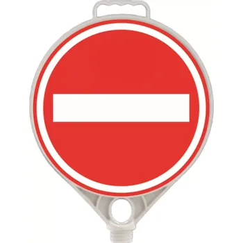 Dopravní značka Plastová (PPC) dopravní výstražná značka Zákaz vjezdu všech vozidel FLOMA - 28 x 28 cm, 34501278