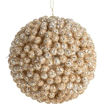 Vánoční dekorace Vánoční ozdoba světle hnědá (6 ks)