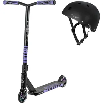 Koloběžka Výhodný freestyle set Movino NITRO Purple