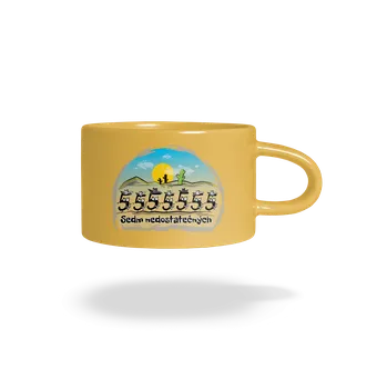 Bastard Sedm nedostatečných hrnek makronka Yellow Macaron