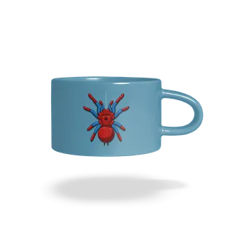 Bastard Spider hrnek makronka Blue Macaron