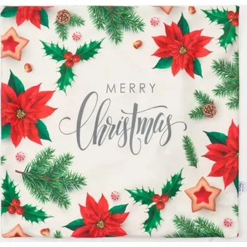 Povlak na dekorativní polštářek Sinsay - Povlak na polštář se světelnými řetězy LED - krémová - 360GS-01X - 360GS-01X-ONE