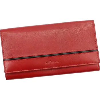 Peněženka Dámská peněženka Albatross GN LW-L01 PIPE červená, černá