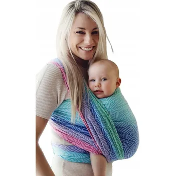 Šátek na nošení dítěte Šátek na nošení dětí tkaný Little Frog S