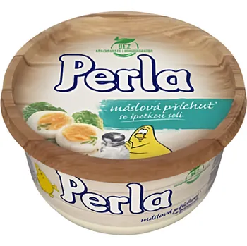 Přepuštěné máslo Perla Máslová příchuť se špetkou soli margarín 450g