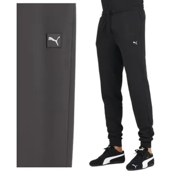Puma pánské tepláky Ess Elevated Pants Fl černé, velikost XL