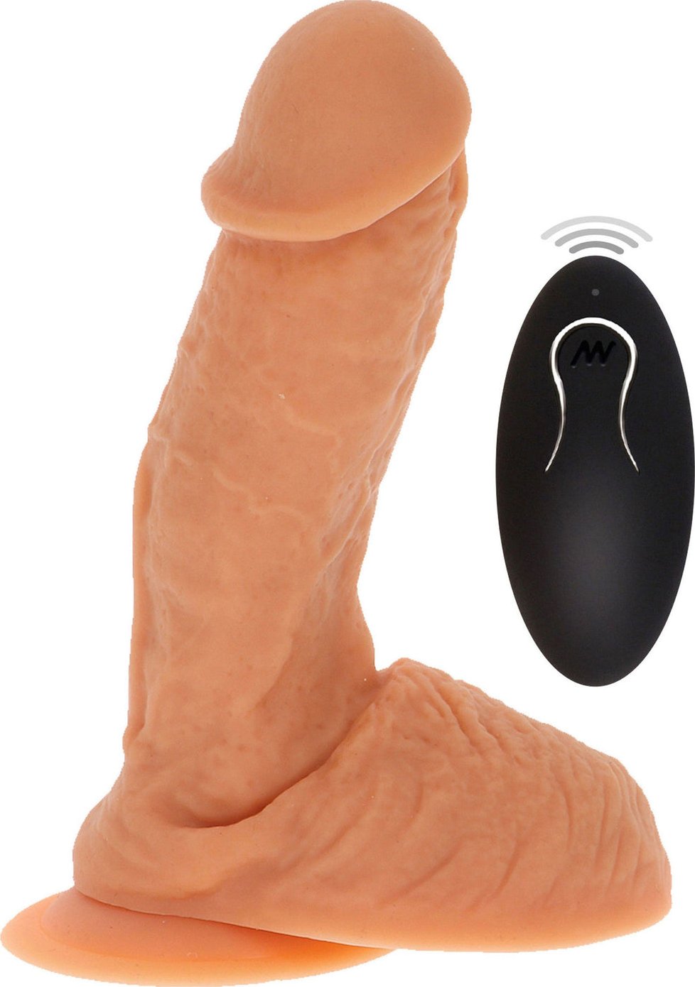 TOYJOY Get Real Silicone Vibrating Dildo - Light skin tone
