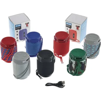 _Ostatní 1_ Bezdrátový bluetooth reproduktor soudek 5W / Hands-free / USB / FM rádio na baterie