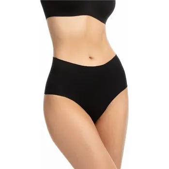 Dámské spodní prádlo Dámské kalhotky s vysokým pasem Julimex Infinity Maxi, černá M i384_21835937