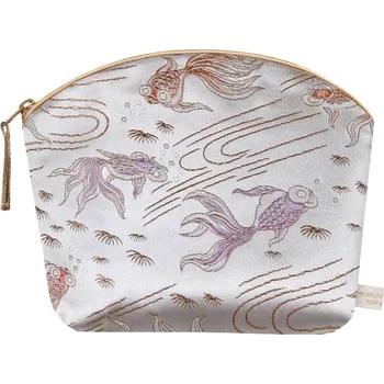 Kosmetická taška Holistic Silk - LAVENDER MAKE UP BAG SILVER FISH Kosmetické tašky unisex