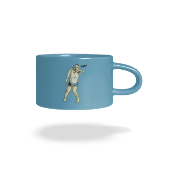 Bastard Beer zombie hrnek makronka Blue Macaron