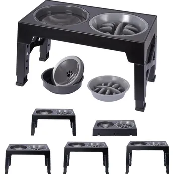 Miska pro psa Dvojmiska Spurleh výškově nastavitelná