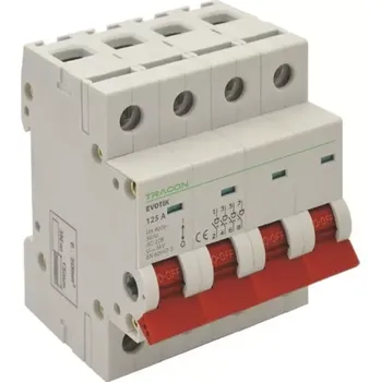 vypínač na DIN lištu Tracon TIK4-100 Modulární vypínač (Tracon TIK4-100)