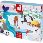 JANOD hmatové puzzle život na ledě, 20 dílků