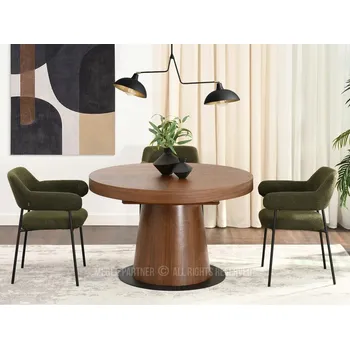 Jídelní stůl Veneti Topaz ořech / černý