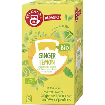 Čaj Teekanne BIO Organics Ginger Lemon 36g 20ks