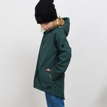 Dívčí bunda Dětský jedlový softshellový oversize kabátek Velikost: 122/128
