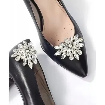 Obraz Křišťálové klipy na boty + elegantní svatební ozdoby glamour 2ks B46