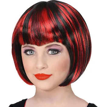 Karnevalová paruka Dívčí paruka čarodějnice/upírka