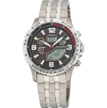 Hodinky ETT Eco Tech Time EGT-11720-22M Radio-controlled Solar Drive Professional Chronograph Titan 45mm 10ATM