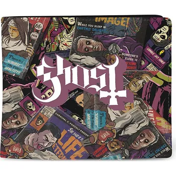 Peněženka Ghost peněženka PU 11 x 10 x 1 cm, Magazines Black