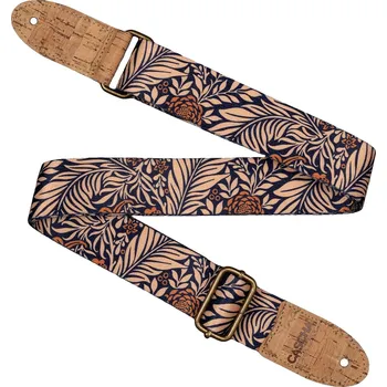 Příslušenství pro strunný nástroj Cascha CUS-VC6 Ukulele Strap Vegan Cork Midnight Jungle + prodloužená záruka 3 roky