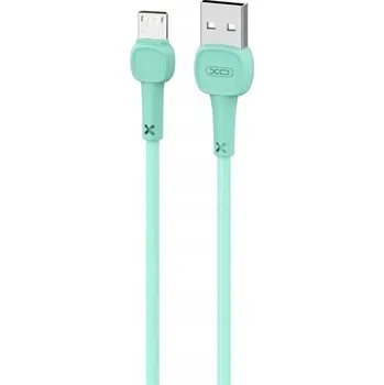 Datový kabel Kabel XO USB - microUSB typ B, 1 m, modrý