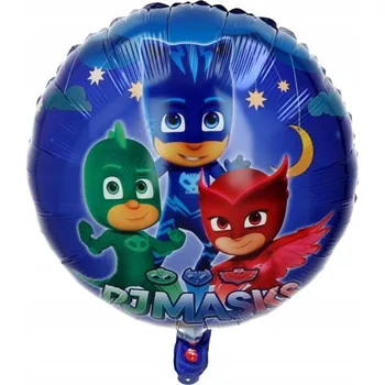 Balónek FÓLIOVÝ BALÓNEK PJ Masks (Pidżamersi) NAROZENINY 45 cm