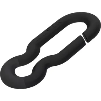 Černá plastová (PPC) spojka k řetězům FLOMA PC87