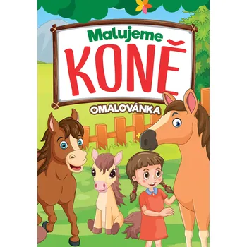 omalovánky Malujeme koně – omalovánka pro děti