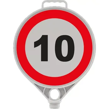 Dopravní značka Plastová (PPC) dopravní výstražná značka Nejvyšší povolená rychlost 10 km FLOMA - 28 x 28 , 34501252