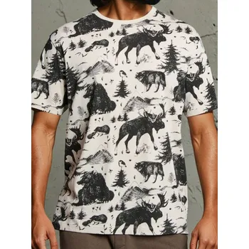 Sinsay - Bavlněné tričko - béžová - 866GP-08X - 866GP-08X-XS