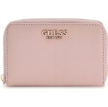 Guess růžová polyuretanová peněženka - dámská